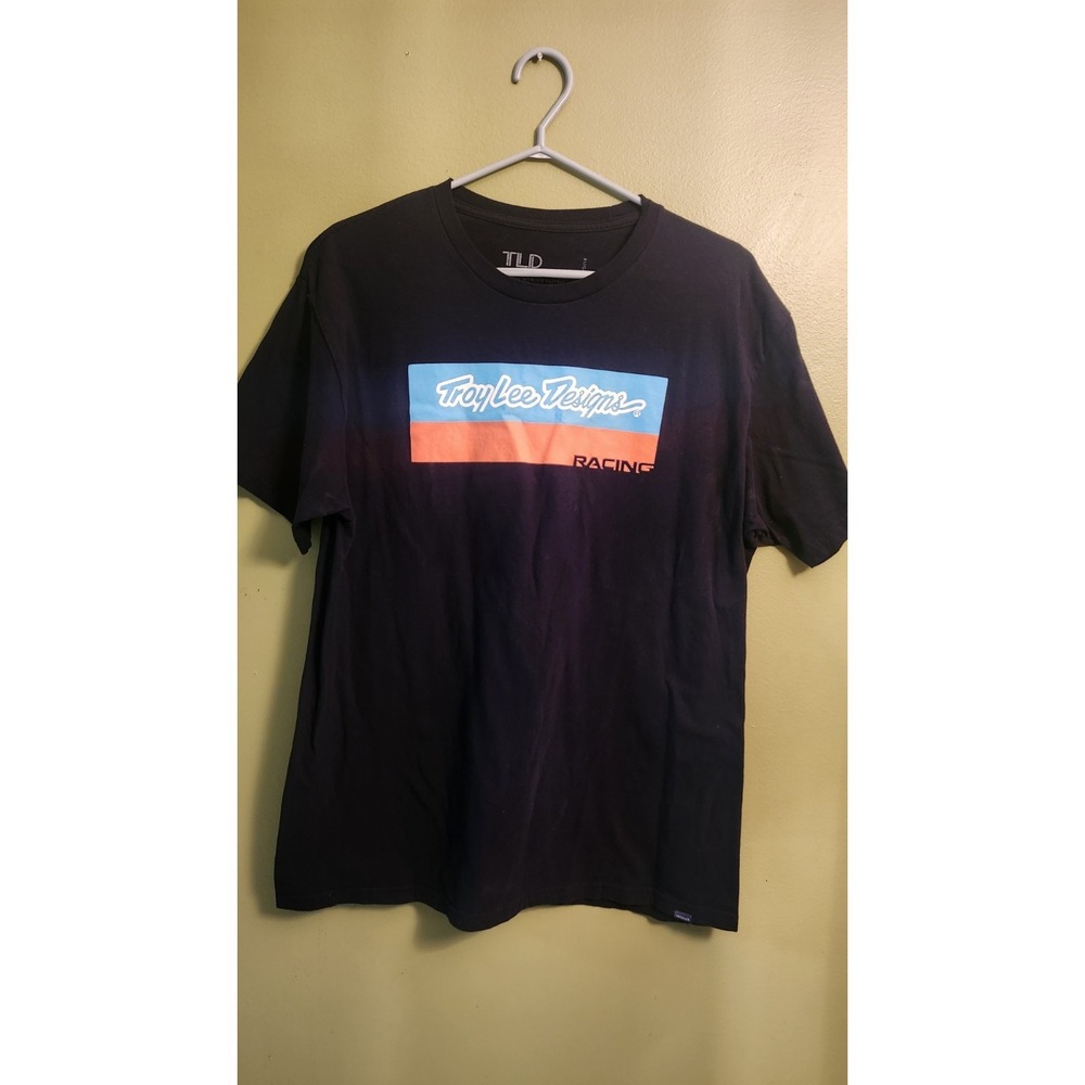 Troy Lee Designs Racing Short Sleeve T-Shirt Mens XL Black Logo